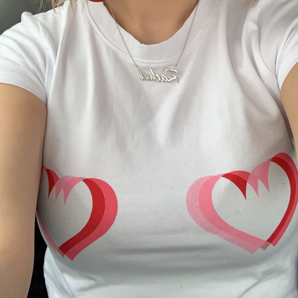 Heart crop top